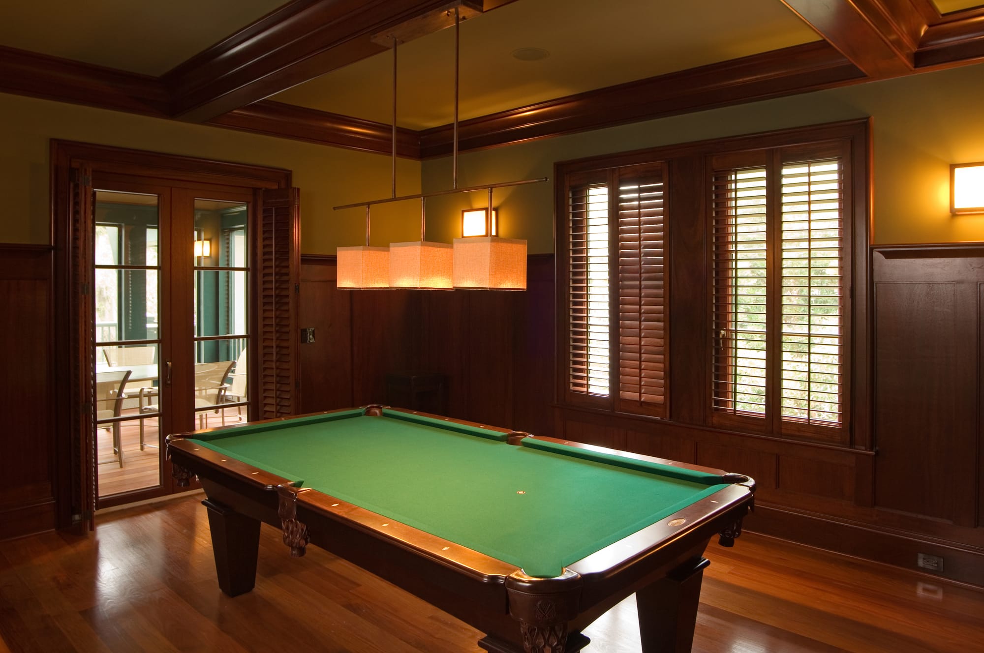 Billiard room
