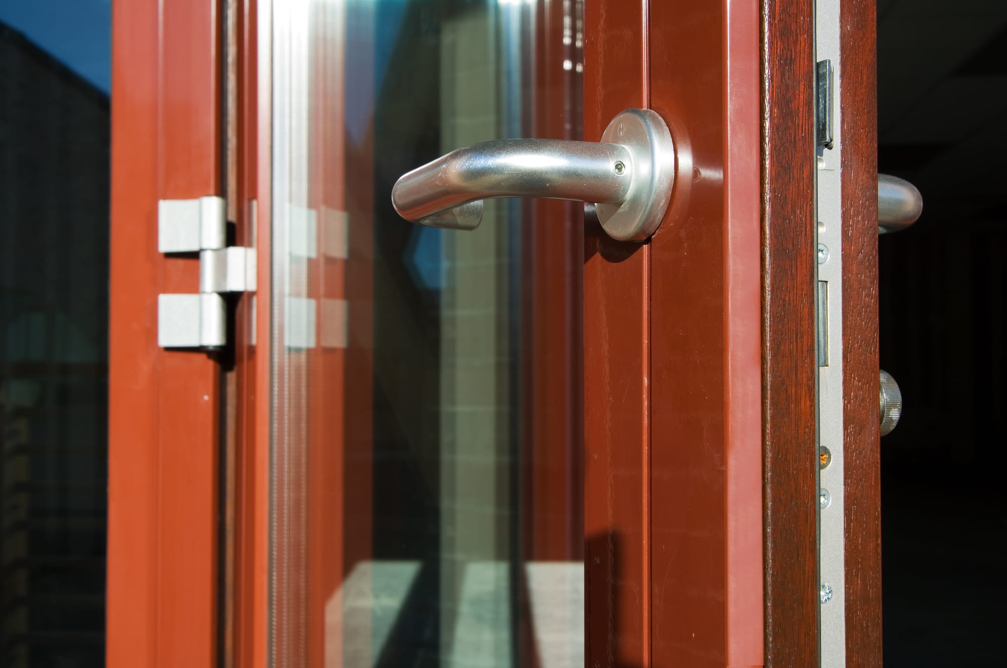 Door hardware detail