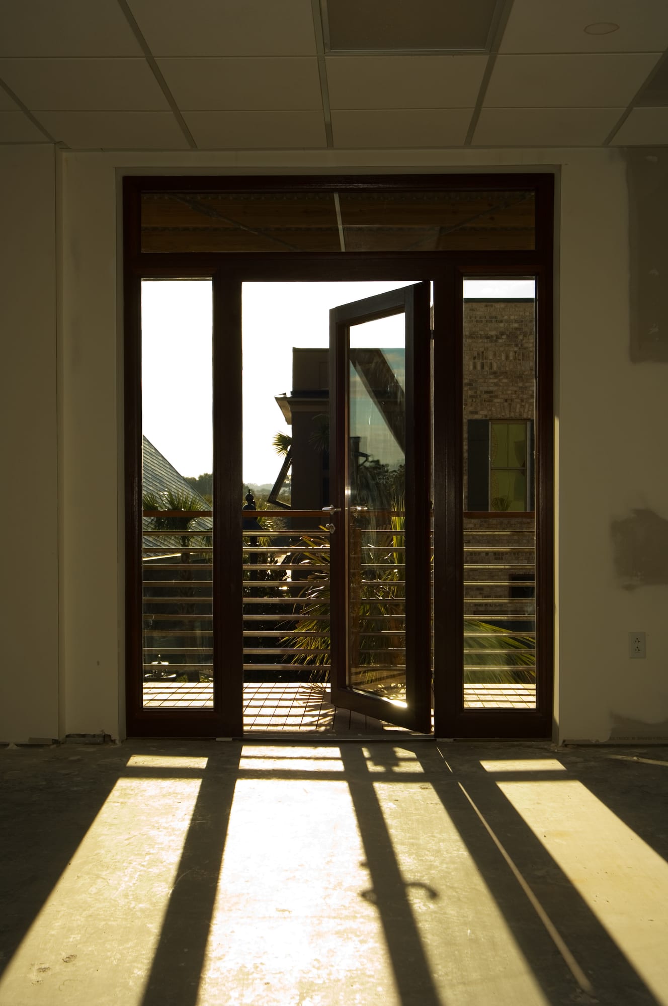 Glass entry doors